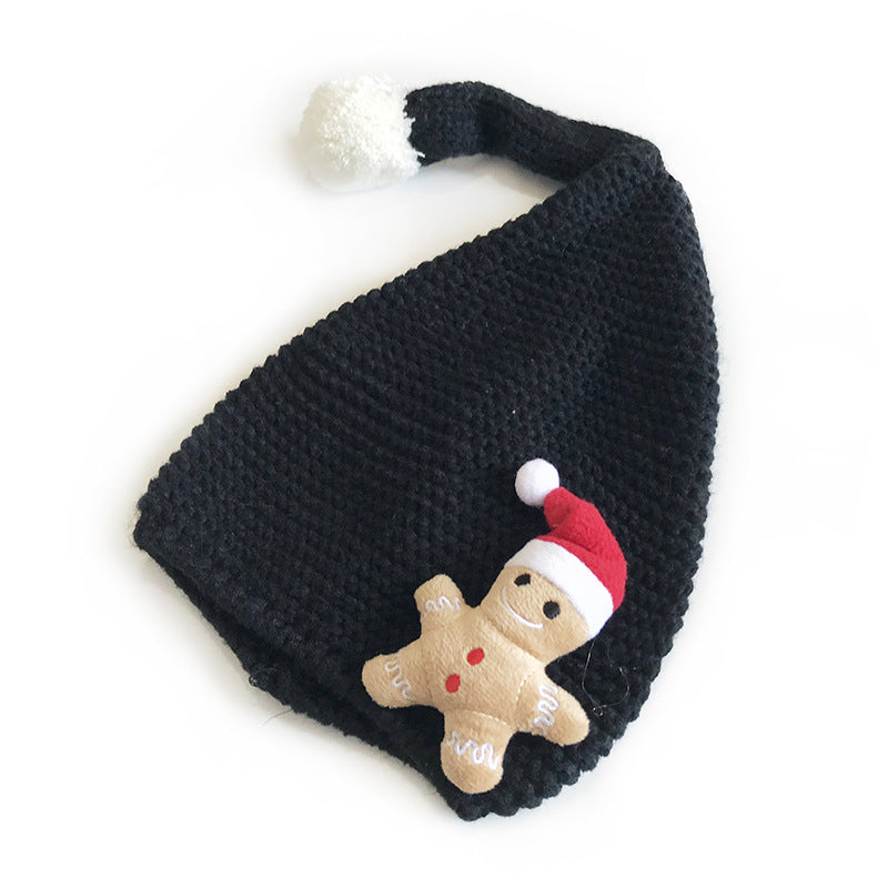 Wholesale Children's Cartoon Christmas Fur Ball Warm Knitted Beanie